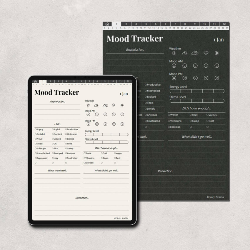 Digital Mood Tracker 5013-1