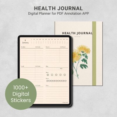 Meal Planner Health Journal 8102-1
