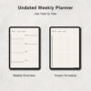 Undated Weekly Planner 5005-3