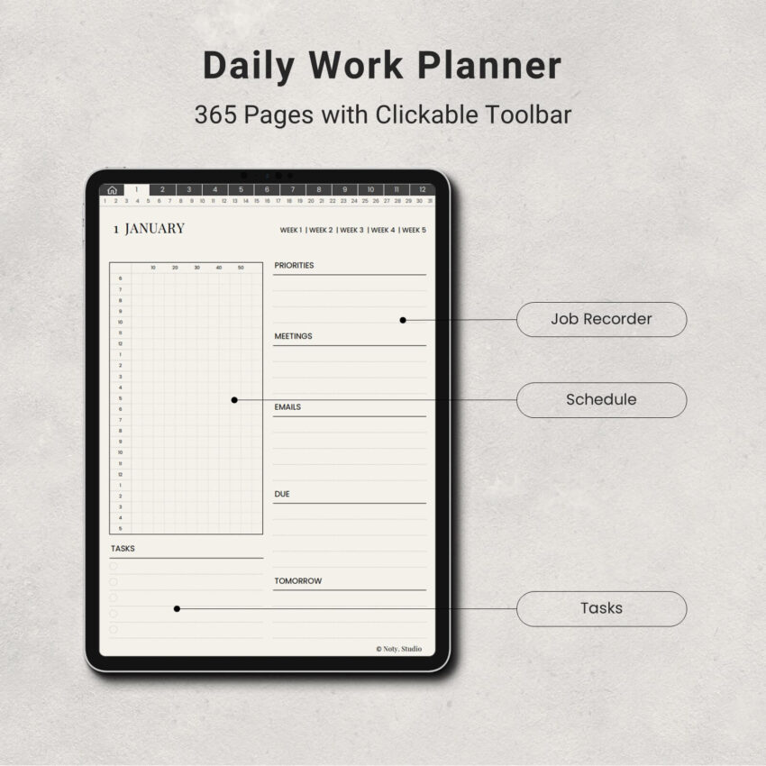 Digital Work Planner 5014-3