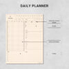 Vintage Undated Yearly Planner 8103-6