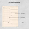 Vintage Digital Work Planner 8106-6