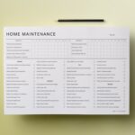 Home Maintenance Checklist and Planner 30071-1