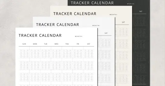 tracker calendar