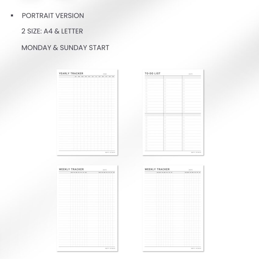 printable paper - to-do list bundle 30072-3