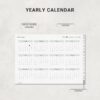 2025 Digital Planner yearly calendar 5020-5