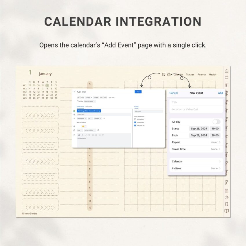 Boho 2026-2027 Planner - Calendar Ingredient