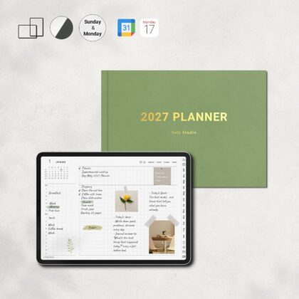 2027 Digial Planner