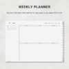 2027 Digial Planner - Weekly Planner