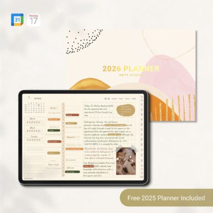 Boho 2026-2027 Planner