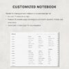 2027 Digial Planner - Customized Notebook